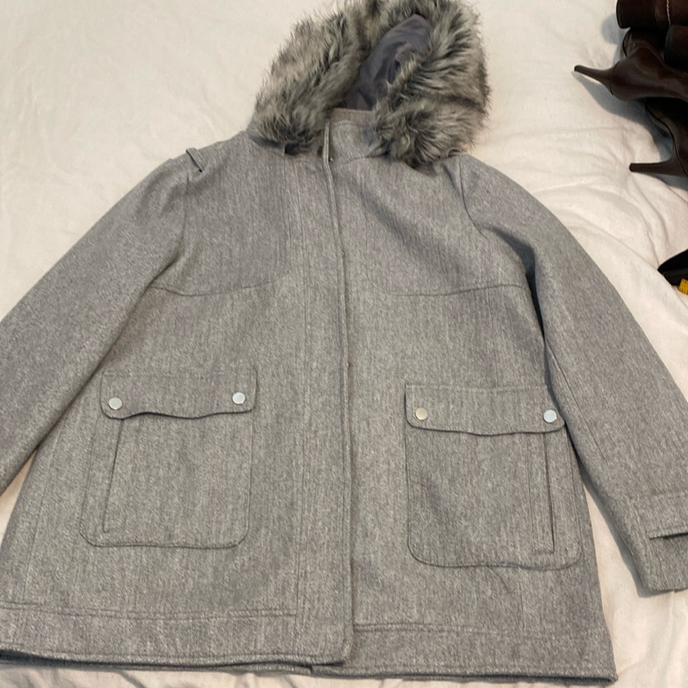 Fur Trimmed Coat